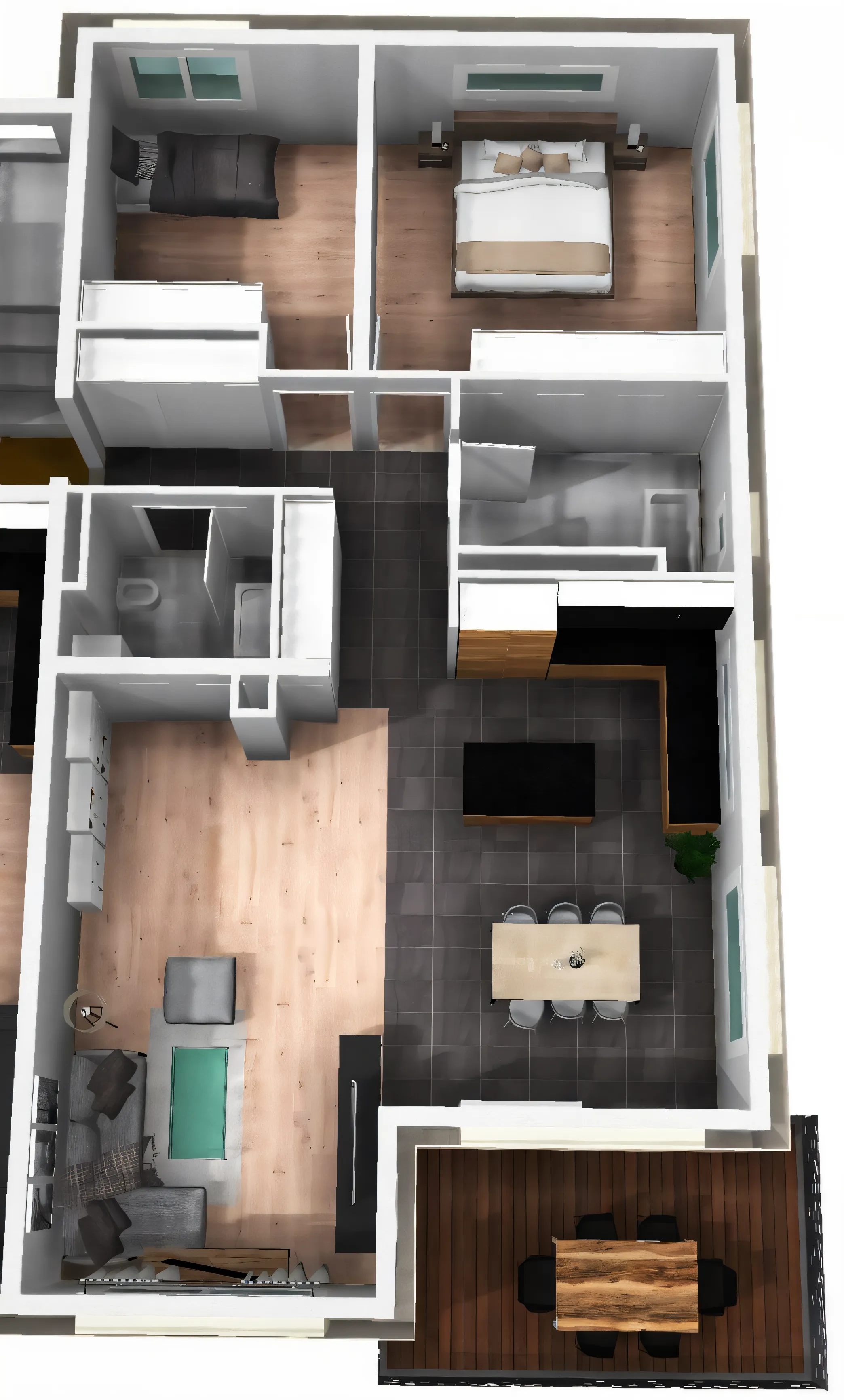 Plan du lot B23 selon les plans PPE